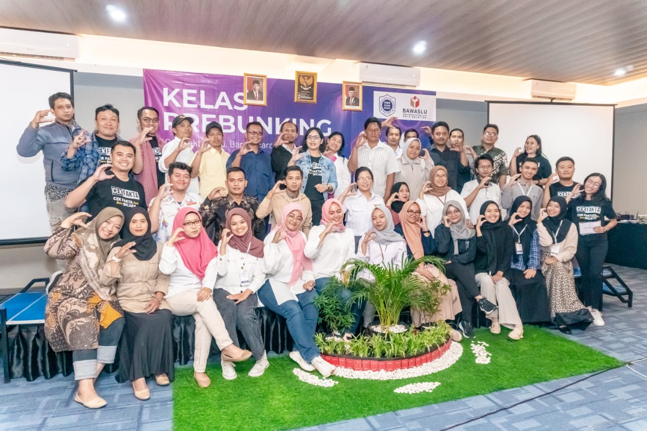 CEGAH HOAKS PEMILU, MAFINDO SALATIGA GANDENG BAWASLU 